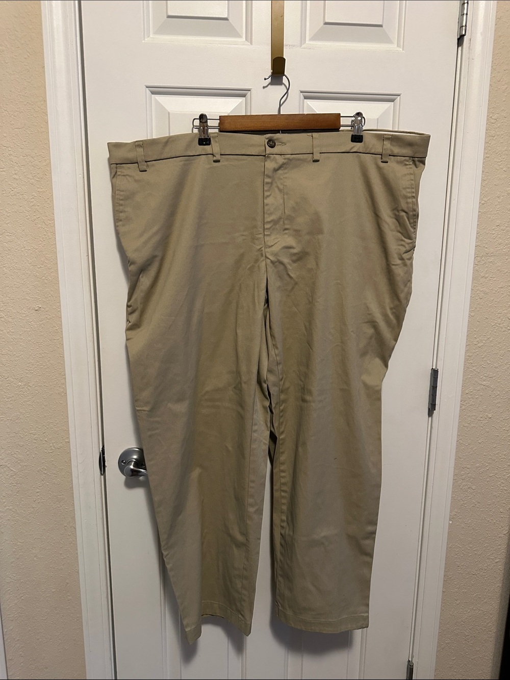 George Men's Tan Straight-Leg Chinos